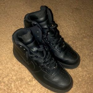 All black Air Force one high top